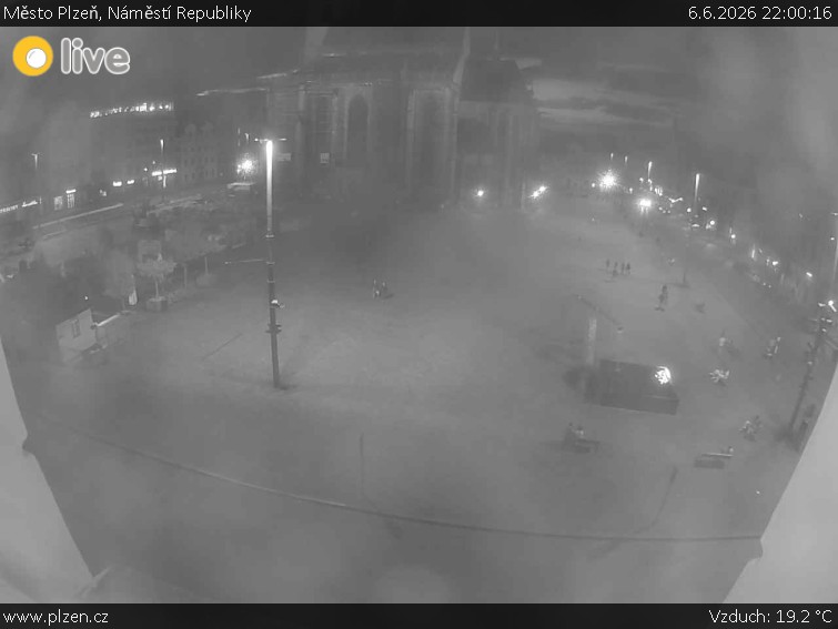 Město Plzeň - Náměstí Republiky - 6.6.2026 v 22:00