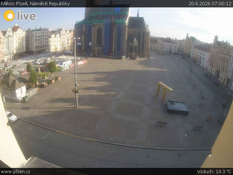 Město Plzeň - Náměstí Republiky - 20.6.2026 v 07:00