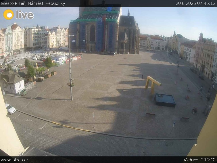 Město Plzeň - Náměstí Republiky - 20.6.2026 v 07:45