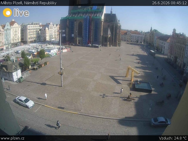 Město Plzeň - Náměstí Republiky - 26.6.2026 v 08:45