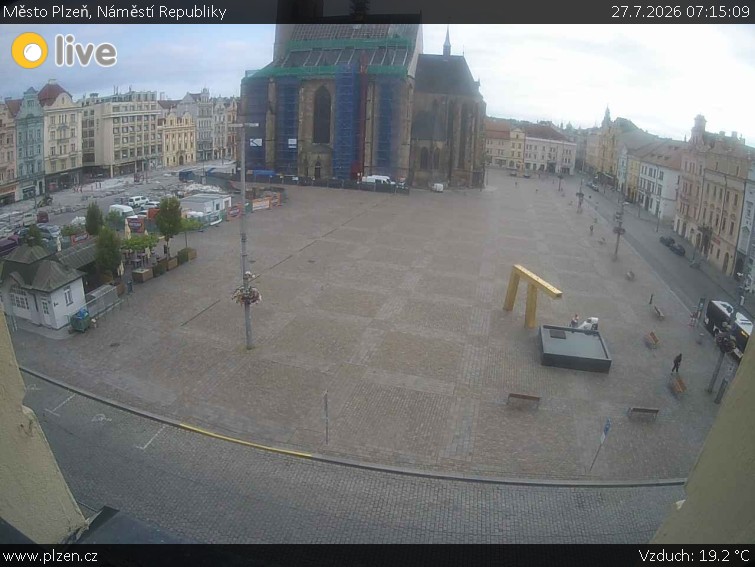 Město Plzeň - Náměstí Republiky - 27.7.2026 v 07:15