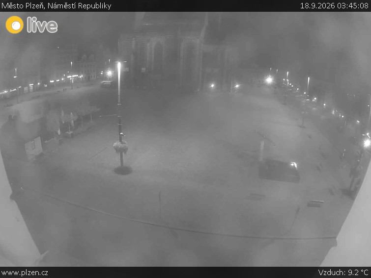 Město Plzeň - Náměstí Republiky - 18.9.2026 v 03:45