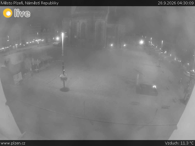 Město Plzeň - Náměstí Republiky - 28.9.2026 v 04:30