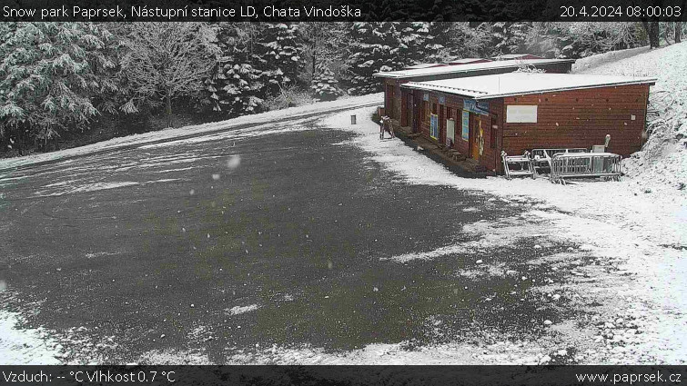Snow park Paprsek - Nástupní stanice LD, Chata Vindoška - 20.4.2024 v 08:00
