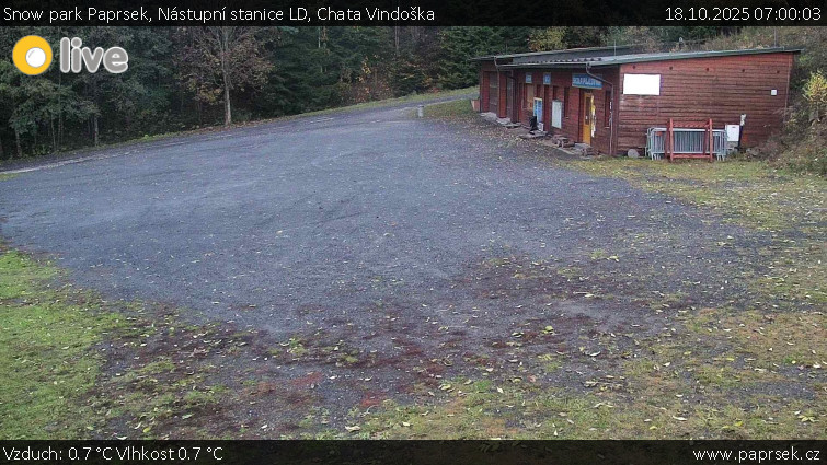 Snow park Paprsek - Nástupní stanice LD, Chata Vindoška - 18.10.2025 v 07:00 Snow park Paprsek - Nástupní stanice LD, Chata Vindoška - 18.10.2025 v 07:00