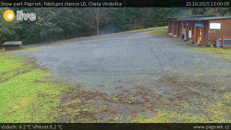 Snow park Paprsek - Nástupní stanice LD, Chata Vindoška - 23.10.2025 v 13:00 Snow park Paprsek - Nástupní stanice LD, Chata Vindoška - 23.10.2025 v 13:00