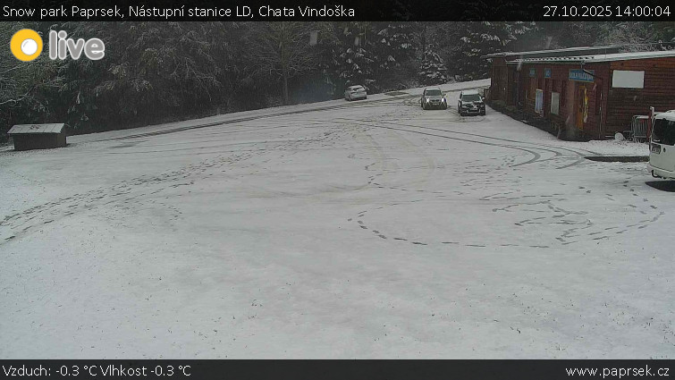Snow park Paprsek - Nástupní stanice LD, Chata Vindoška - 27.10.2025 v 14:00 Snow park Paprsek - Nástupní stanice LD, Chata Vindoška - 27.10.2025 v 14:00