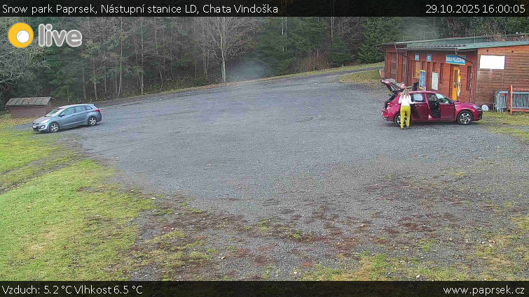 Snow park Paprsek - Nástupní stanice LD, Chata Vindoška - 29.10.2025 v 16:00 Snow park Paprsek - Nástupní stanice LD, Chata Vindoška - 29.10.2025 v 16:00