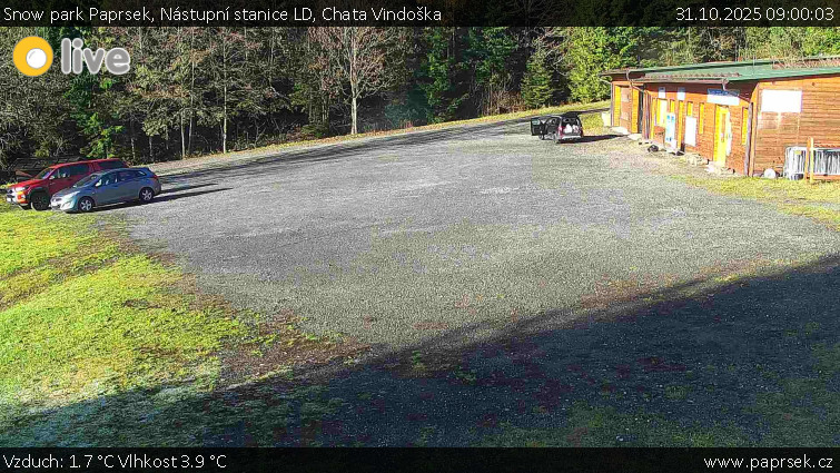 Snow park Paprsek - Nástupní stanice LD, Chata Vindoška - 31.10.2025 v 09:00 Snow park Paprsek - Nástupní stanice LD, Chata Vindoška - 31.10.2025 v 09:00