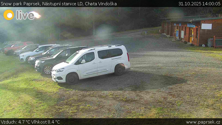 Snow park Paprsek - Nástupní stanice LD, Chata Vindoška - 31.10.2025 v 14:00 Snow park Paprsek - Nástupní stanice LD, Chata Vindoška - 31.10.2025 v 14:00