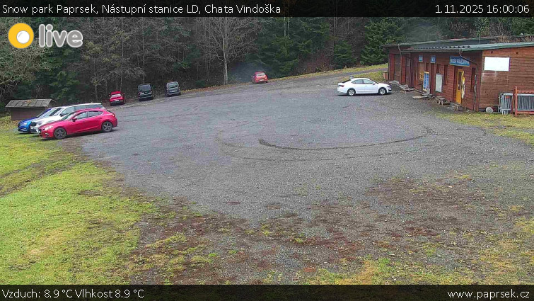 Snow park Paprsek - Nástupní stanice LD, Chata Vindoška - 1.11.2025 v 16:00 Snow park Paprsek - Nástupní stanice LD, Chata Vindoška - 1.11.2025 v 16:00