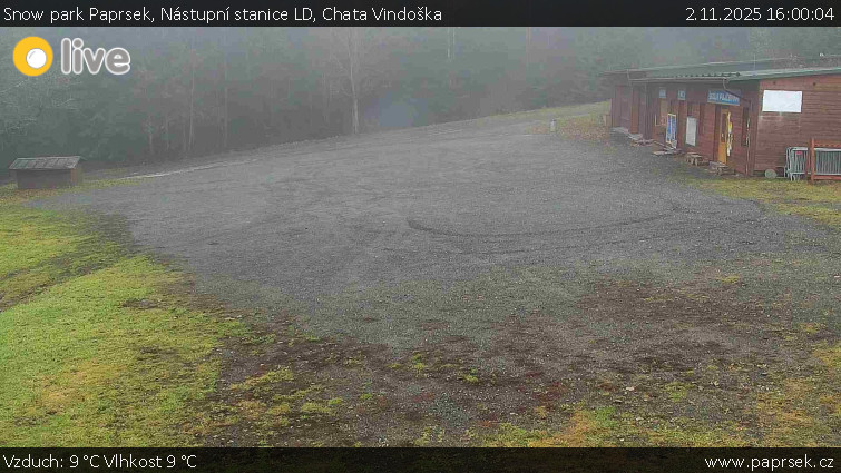 Snow park Paprsek - Nástupní stanice LD, Chata Vindoška - 2.11.2025 v 16:00 Snow park Paprsek - Nástupní stanice LD, Chata Vindoška - 2.11.2025 v 16:00