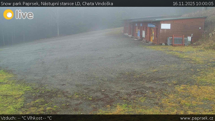 Snow park Paprsek - Nástupní stanice LD, Chata Vindoška - 16.11.2025 v 10:00