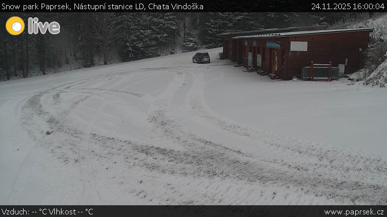 Snow park Paprsek - Nástupní stanice LD, Chata Vindoška - 24.11.2025 v 16:00