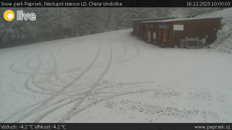 Snow park Paprsek - Nástupní stanice LD, Chata Vindoška - 16.12.2025 v 10:00