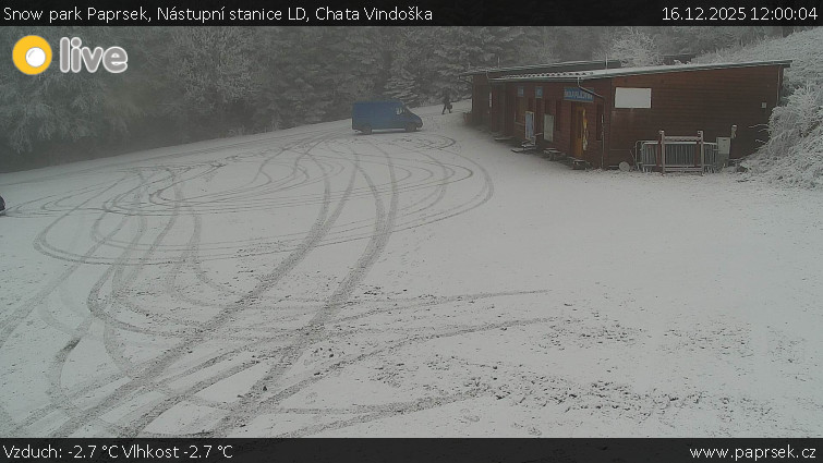 Snow park Paprsek - Nástupní stanice LD, Chata Vindoška - 16.12.2025 v 12:00