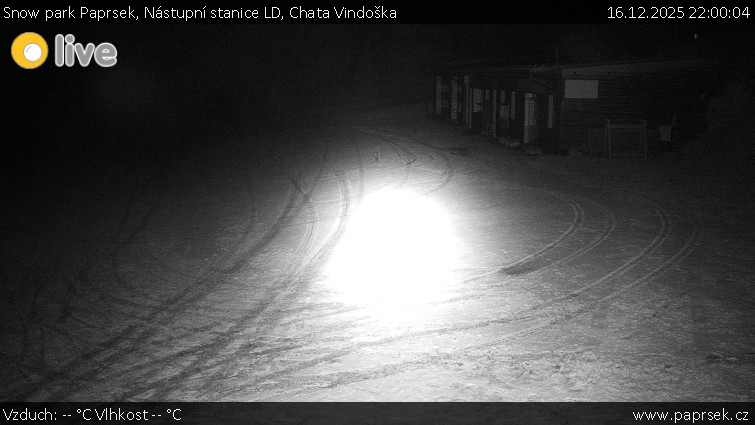 Snow park Paprsek - Nástupní stanice LD, Chata Vindoška - 16.12.2025 v 22:00