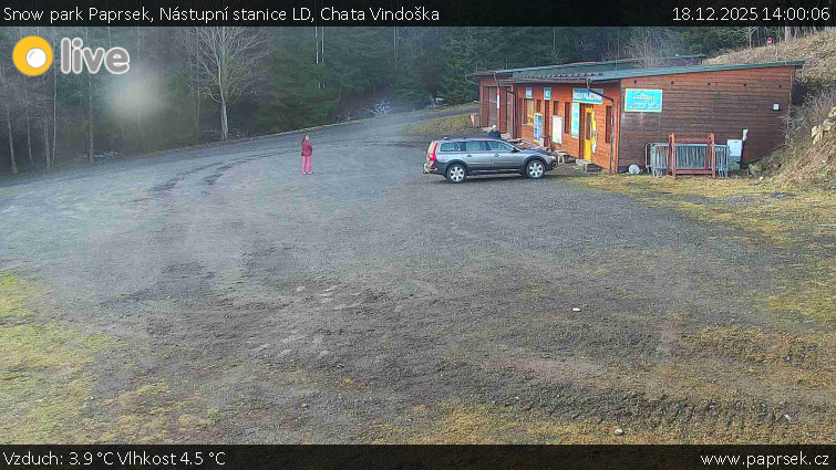 Snow park Paprsek - Nástupní stanice LD, Chata Vindoška - 18.12.2025 v 14:00