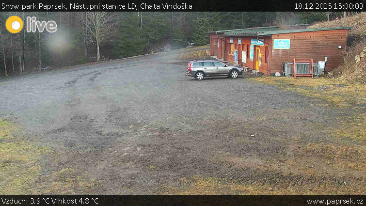 Snow park Paprsek - Nástupní stanice LD, Chata Vindoška - 18.12.2025 v 15:00