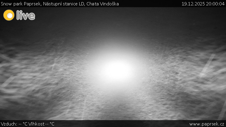 Snow park Paprsek - Nástupní stanice LD, Chata Vindoška - 19.12.2025 v 20:00