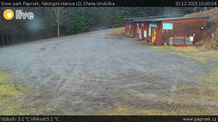 Snow park Paprsek - Nástupní stanice LD, Chata Vindoška - 20.12.2025 v 10:00