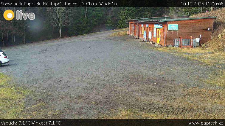Snow park Paprsek - Nástupní stanice LD, Chata Vindoška - 20.12.2025 v 11:00