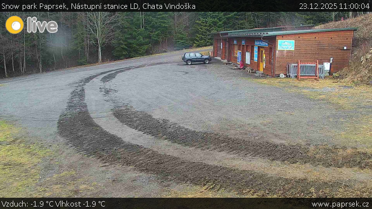 Snow park Paprsek - Nástupní stanice LD, Chata Vindoška - 23.12.2025 v 11:00