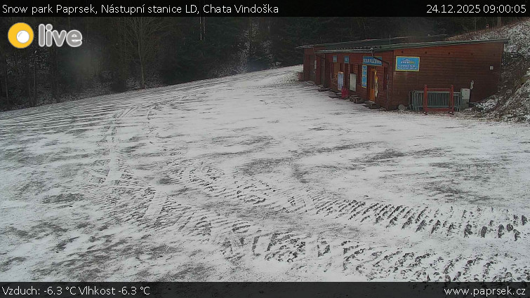 Snow park Paprsek - Nástupní stanice LD, Chata Vindoška - 24.12.2025 v 09:00