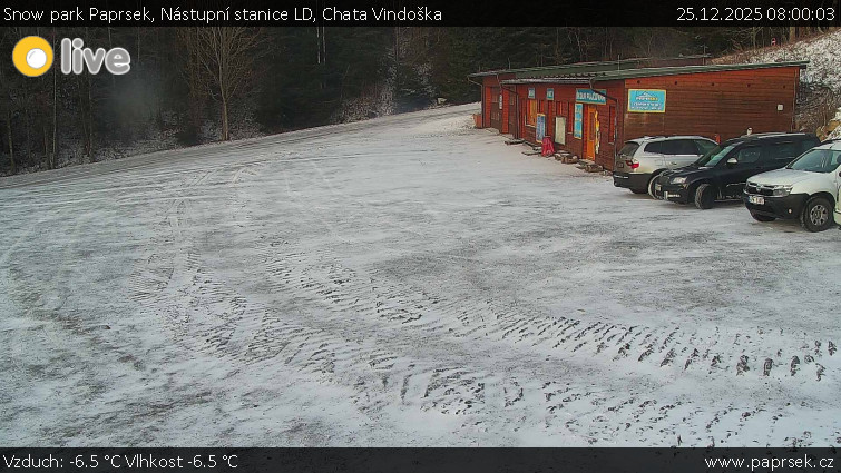 Snow park Paprsek - Nástupní stanice LD, Chata Vindoška - 25.12.2025 v 08:00