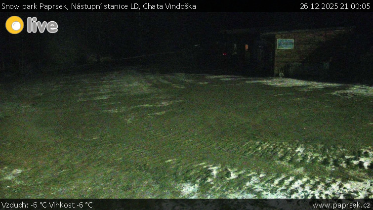 Snow park Paprsek - Nástupní stanice LD, Chata Vindoška - 26.12.2025 v 21:00