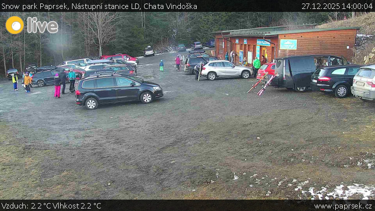 Snow park Paprsek - Nástupní stanice LD, Chata Vindoška - 27.12.2025 v 14:00