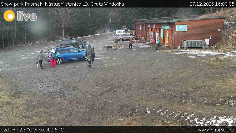 Snow park Paprsek - Nástupní stanice LD, Chata Vindoška - 27.12.2025 v 16:00