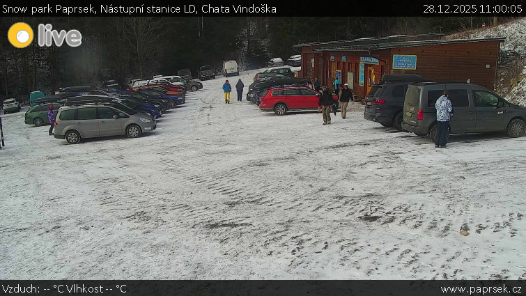 Snow park Paprsek - Nástupní stanice LD, Chata Vindoška - 28.12.2025 v 11:00