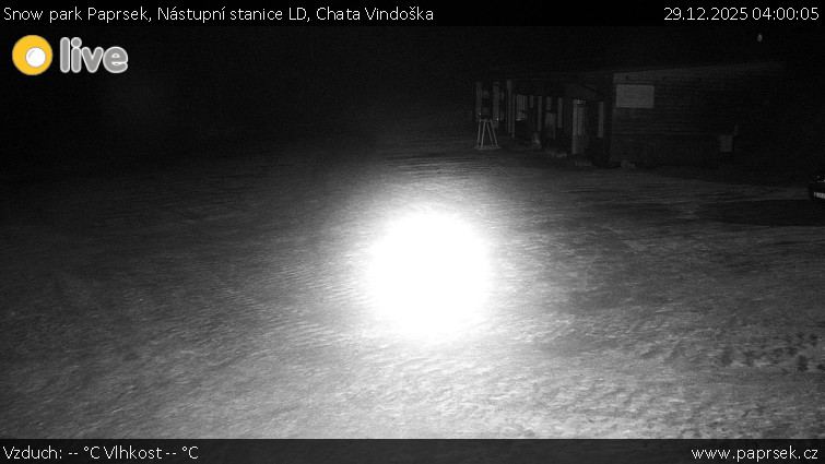 Snow park Paprsek - Nástupní stanice LD, Chata Vindoška - 29.12.2025 v 04:00