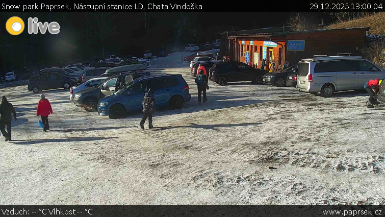 Snow park Paprsek - Nástupní stanice LD, Chata Vindoška - 29.12.2025 v 13:00