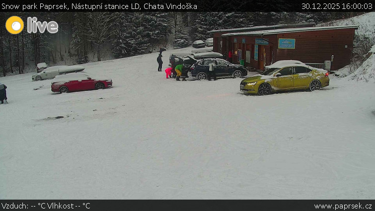 Snow park Paprsek - Nástupní stanice LD, Chata Vindoška - 30.12.2025 v 16:00