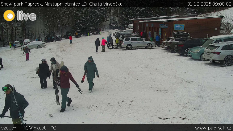 Snow park Paprsek - Nástupní stanice LD, Chata Vindoška - 31.12.2025 v 09:00
