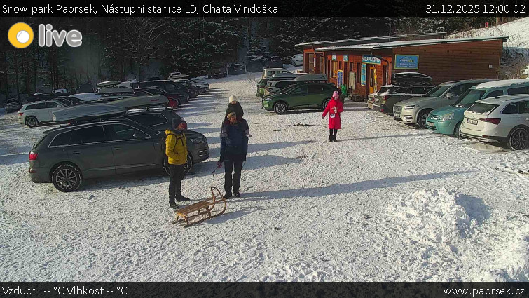 Snow park Paprsek - Nástupní stanice LD, Chata Vindoška - 31.12.2025 v 12:00