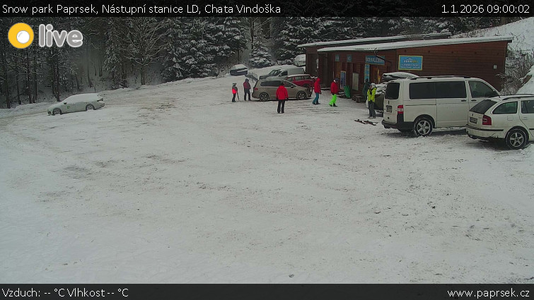 Snow park Paprsek - Nástupní stanice LD, Chata Vindoška - 1.1.2026 v 09:00