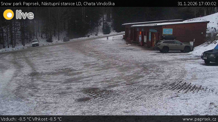 Snow park Paprsek - Nástupní stanice LD, Chata Vindoška - 31.1.2026 v 17:00