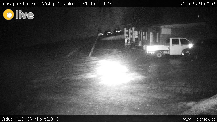 Snow park Paprsek - Nástupní stanice LD, Chata Vindoška - 6.2.2026 v 21:00