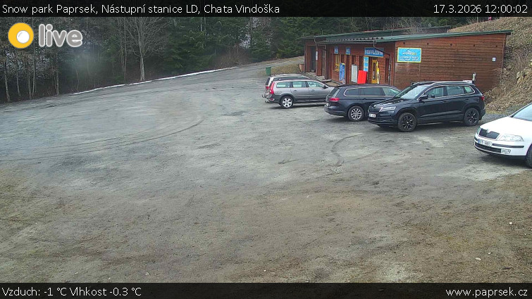 Snow park Paprsek - Nástupní stanice LD, Chata Vindoška - 17.3.2026 v 12:00
