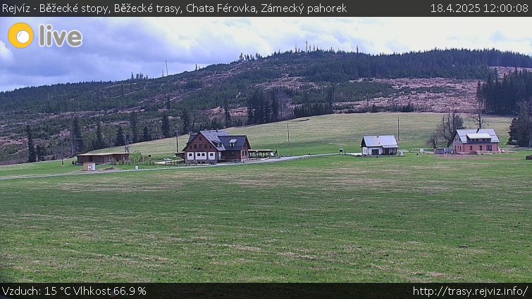 Rejvíz - Běžecké stopy - Běžecké trasy, Chata Férovka, Zámecký pahorek - 18.4.2025 v 12:00
