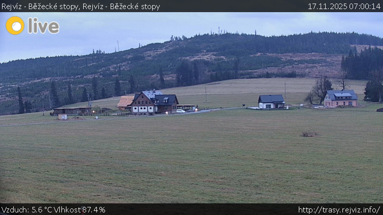 Rejvíz - Běžecké stopy - Rejvíz - Běžecké stopy - 17.11.2025 v 07:00