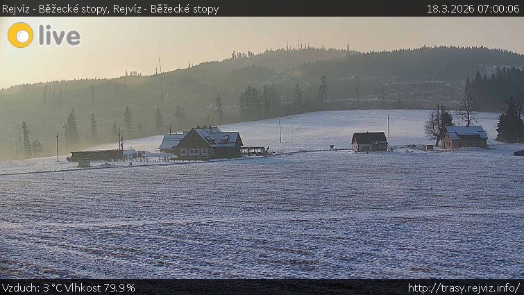 Rejvíz - Běžecké stopy - Rejvíz - Běžecké stopy - 18.3.2026 v 07:00