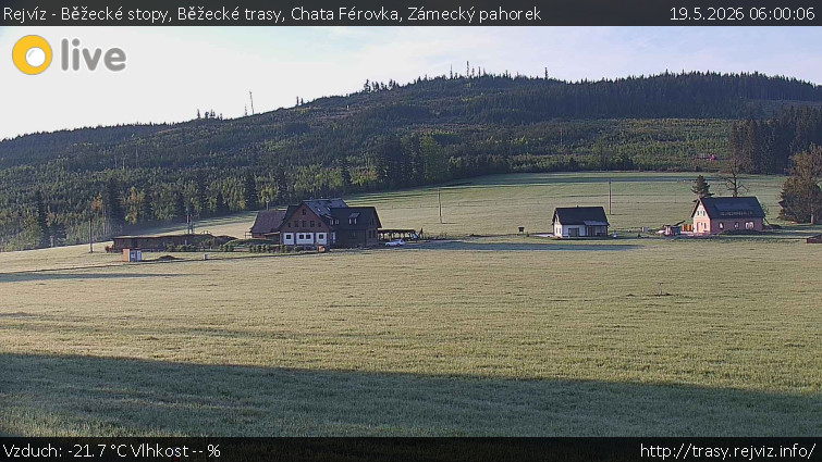 Rejvíz - Běžecké stopy - Běžecké trasy, Chata Férovka, Zámecký pahorek - 19.5.2026 v 06:00