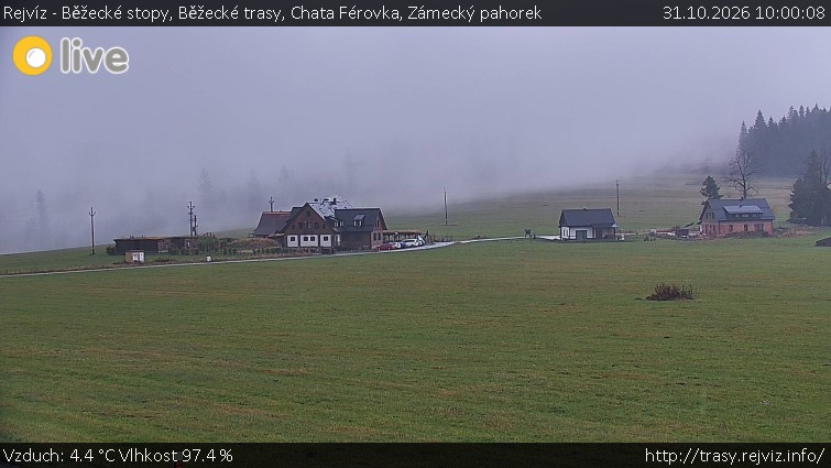 Rejvíz - Běžecké stopy - Běžecké trasy, Chata Férovka, Zámecký pahorek - 31.10.2026 v 10:00