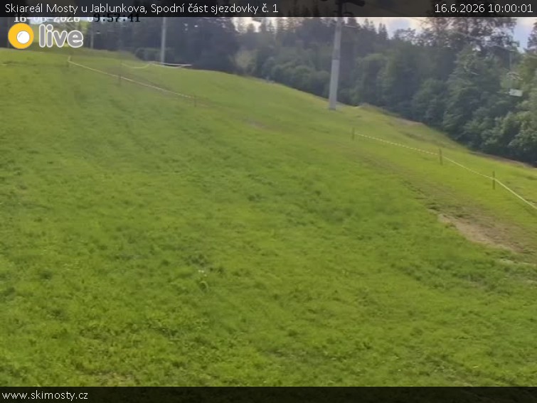 Skiareál Mosty u Jablunkova - Spodní část sjezdovky č. 1  - 16.6.2026 v 10:00