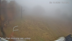 Vrchol Bouřňák, pohled na jih