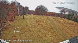 Vrchol Bouřňák, pohled na jih